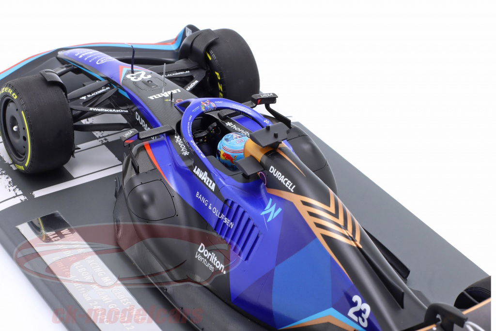 PMA 1/18 ウィリアムズ F1 FW44 アルボン 2022 マイアミGP PMA 1/18 ウィリアムズ F1 FW44 アルボン 2022 マイアミGP