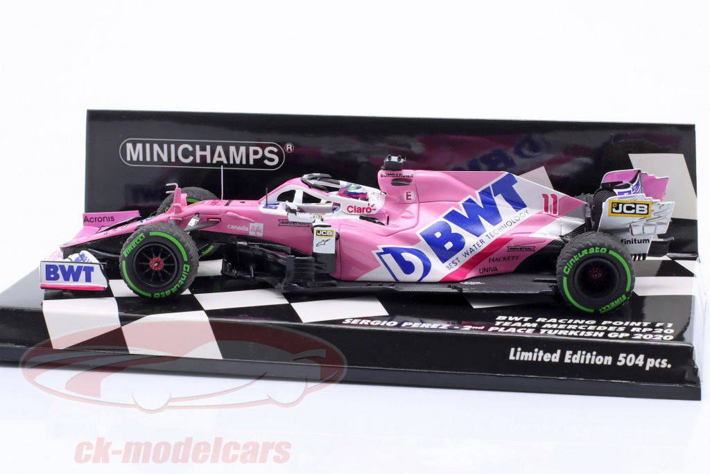 Minichamps 1:43 Sergio Perez Racing Point RP20 #11 2nd