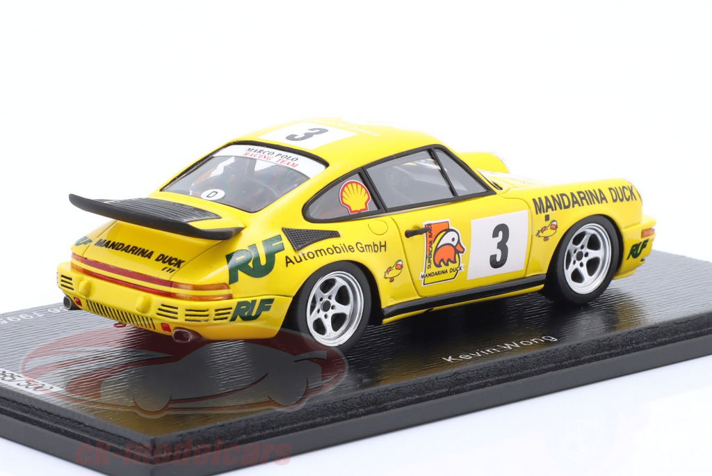 Spark 1:43 RUF CTR Yellowbird #3 Macau Supercar Race 1995