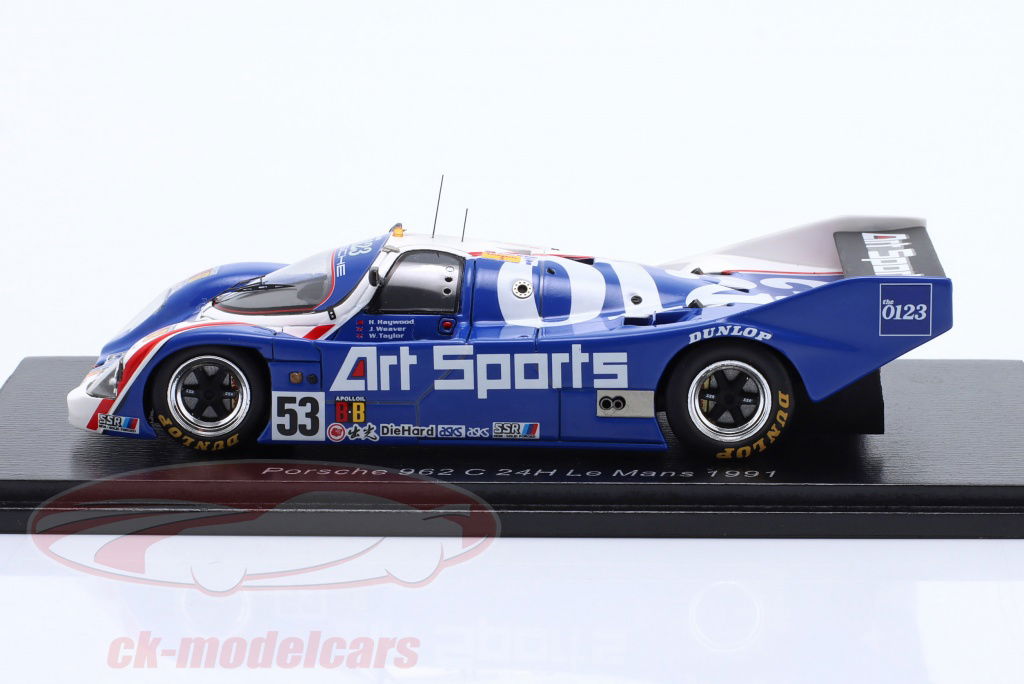 Spark 1:43 Porsche 962C #53 24h LeMans 1991 Team Salamin