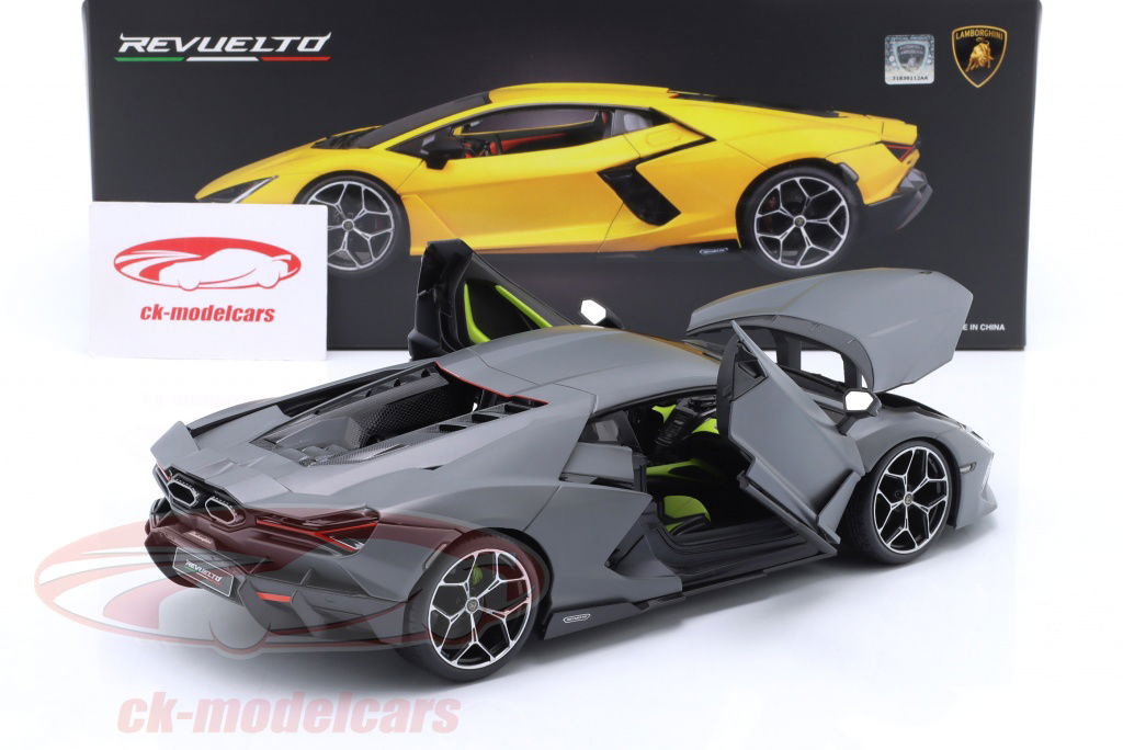 Maisto 1:18 Lamborghini Revuelto Hybrid 建設年 2023 グレー