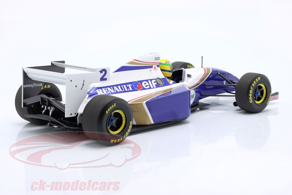 ミニカー　1/18 Williams FW16 1994 elf #2(ホワイト×ブルー) 「AYRTON SENNA RACING CAR COLLECTION」 [540941802] MINICHAMPS 540941802 Scale 1/18 | WILLIAMS F1 RENAULT ELF