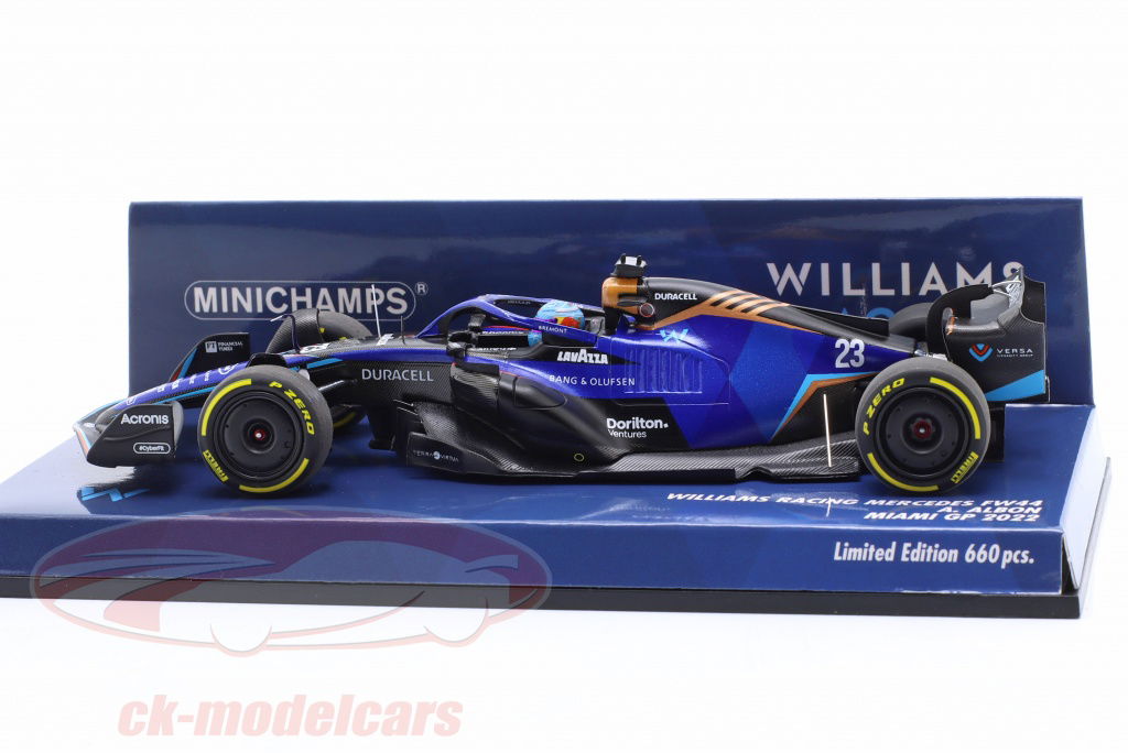 Minichamps 1:43 Alexander Albon Williams FW44 #23 Miami GP