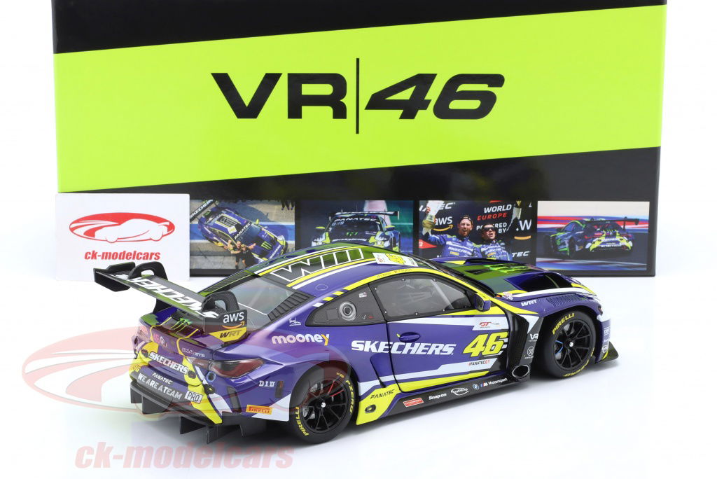 世界限定749台VR46 BMW M4 GT3 1/18 minichamps Minichamps 1:18 BMW M4 GT3 #102 24h Nürburgring 2022