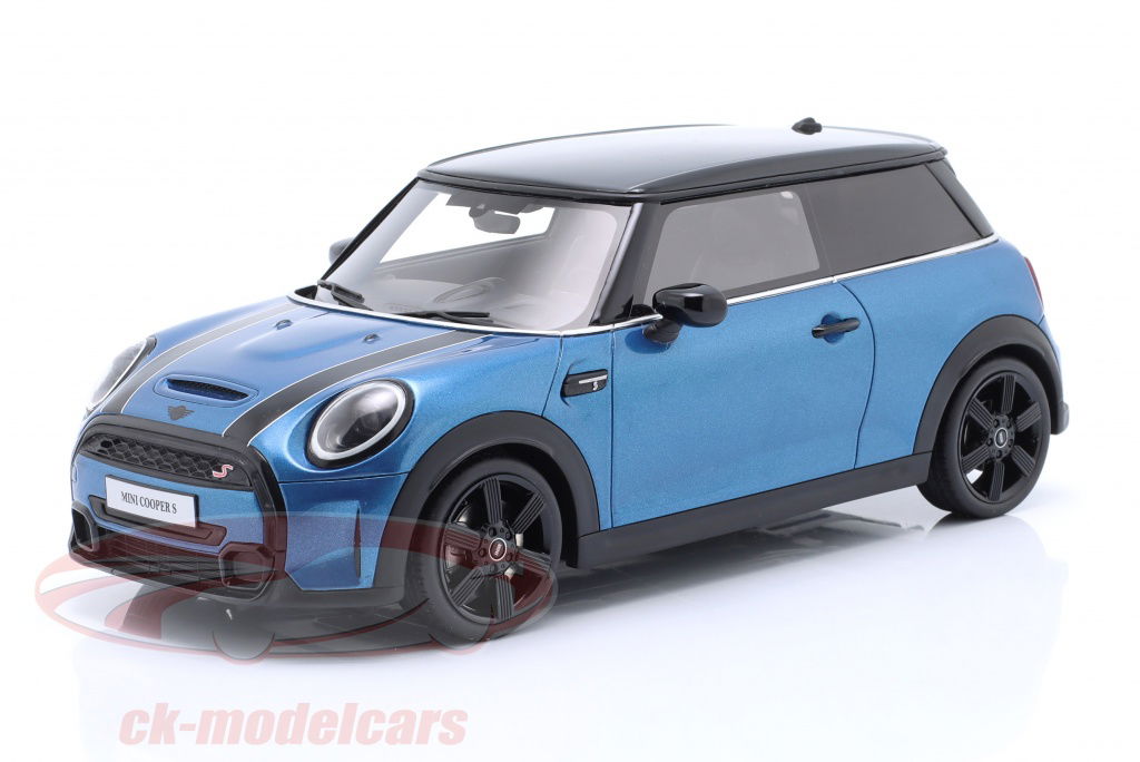 ottomobile-1-18-mini-cooper-s-annee-de-construction-2021-bleu-ot982/