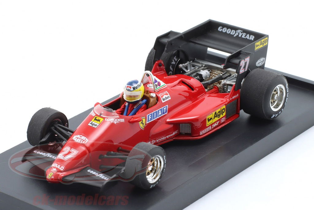 美品◆BRUMM Ferrari 126C4 Gennaio 1984 1/43 BRUMM R142-CH-UPD Scale 1/43 | FERRARI F1 126C4 N 27 WINNER