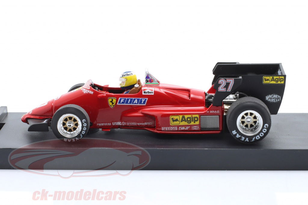 d*7様 1/43 Ferrari 126C4M2 ’84European GP Ferrari 126 C4-M2 #27 Michele Alboreto 2nd Place Formula One