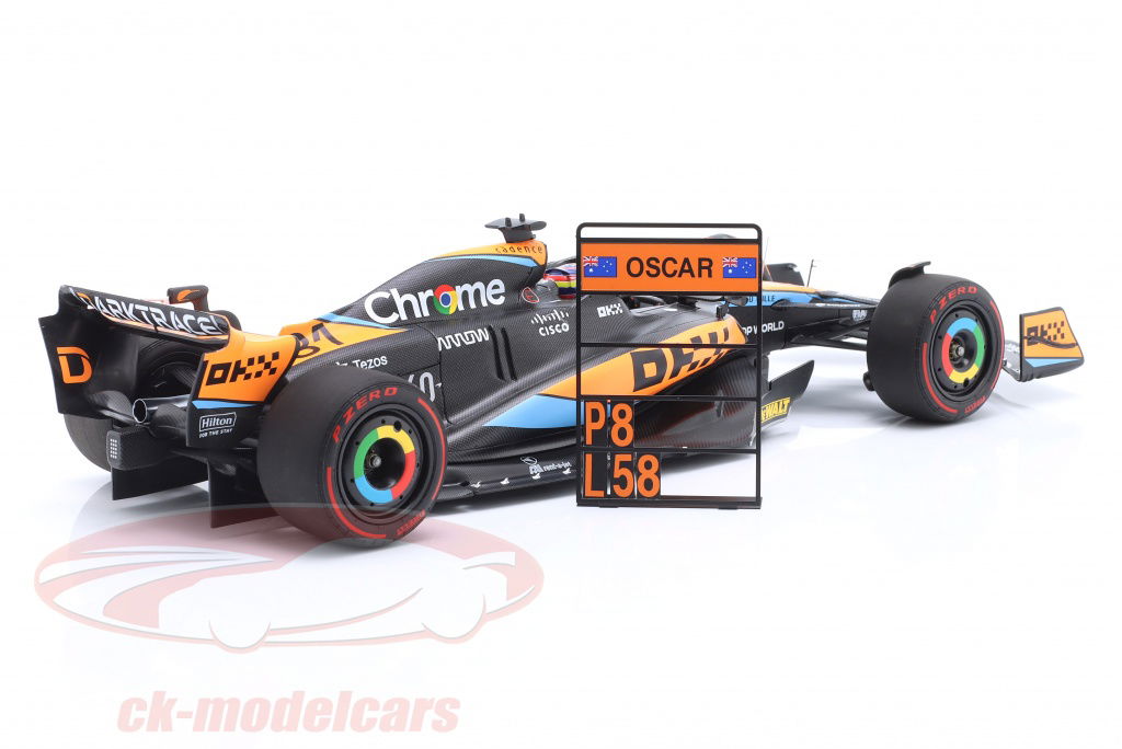 スパーク1/18 McLaren MCL60 2023 OscarPiastri McLaren F1 MCL60 #81 Oscar Piastri Monaco GP 2023 Triple
