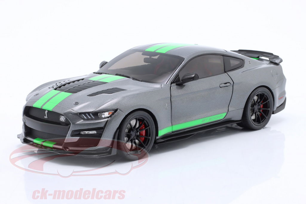 solido-1-18-ford-mustang-gt500-year-2020-carbon-grey-metallic-neon-green-s1805911/