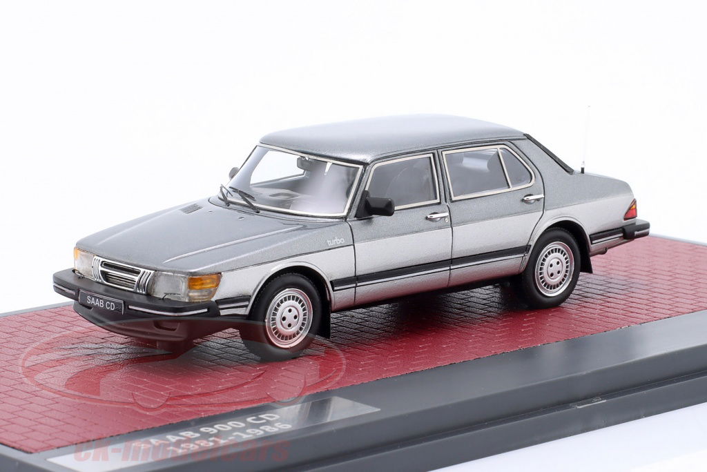 Matrix 1:43 Saab 900 CD year 1981-1984 silver MX41801-051