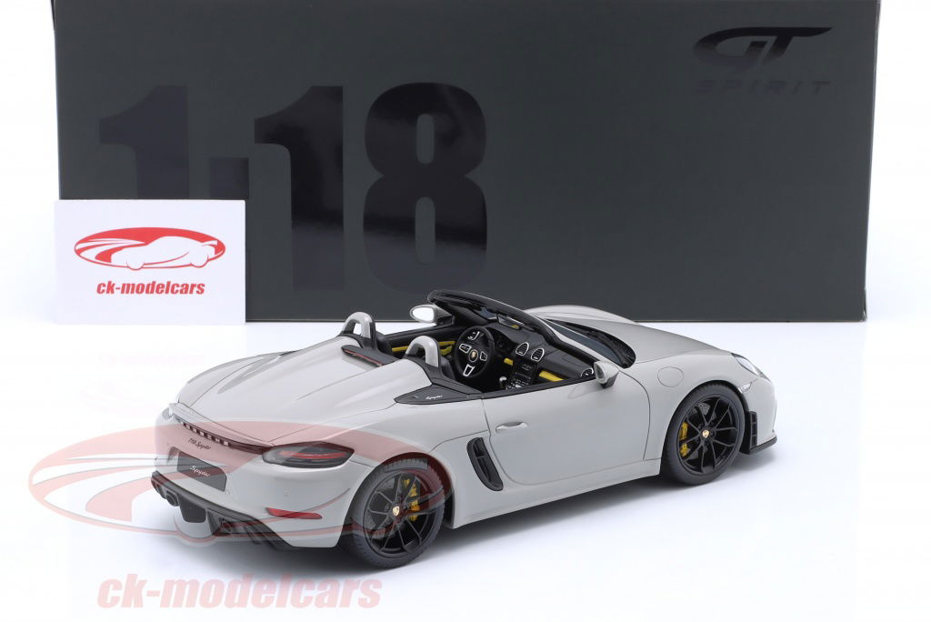 GT-SPIRIT 1:18 Porsche 718 Spyder Gray GT436 model car GT436