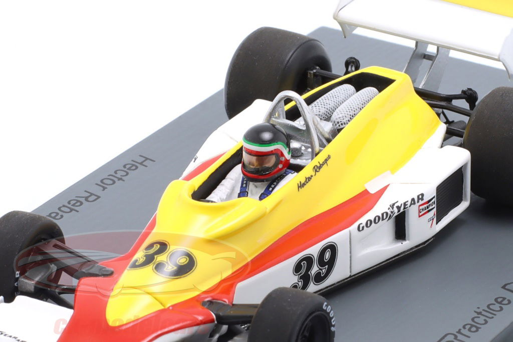 Spark 1:43 Hector Rebaque Hesketh 308E #39 Practice Belgian