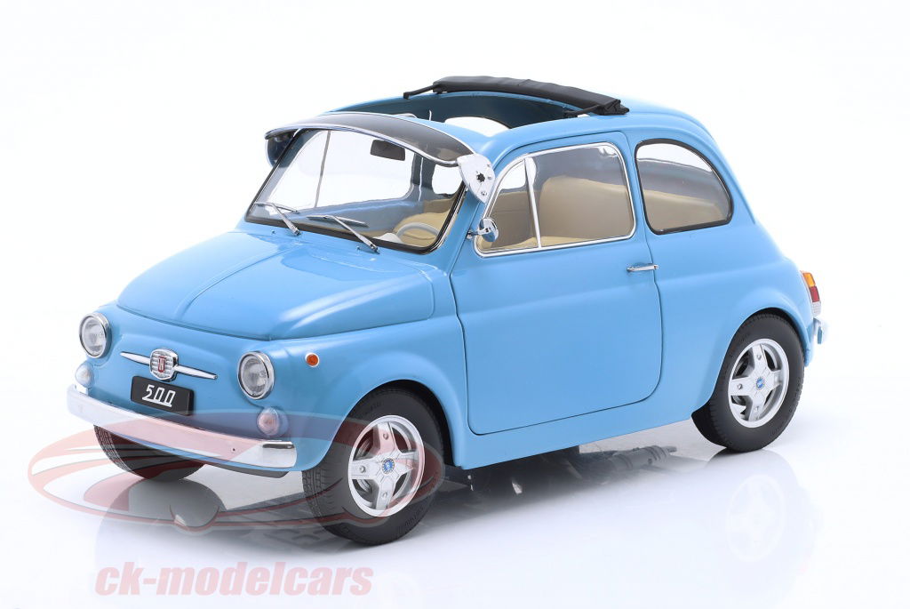 KK-Scale 1:12 Fiat 500 F Custom 建設年 1968 ライトブルー