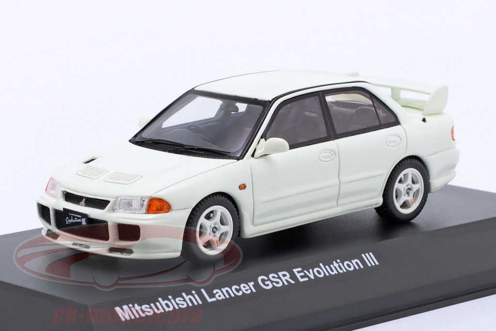 kyosho-1-43-mitsubishi-lancer-gsr-evolution-iii-bouwjaar-1995-wit-ksr43120w/