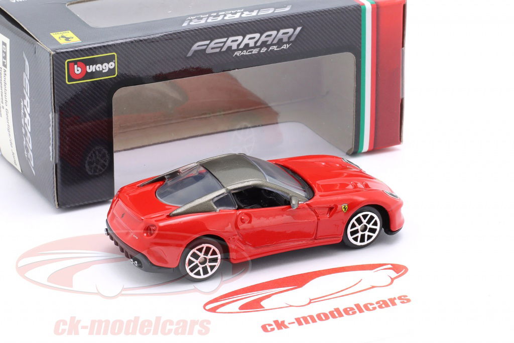 Bburago 1:64 Ferrari 599 GTO 建設年 2010 赤 CK89758 モデル