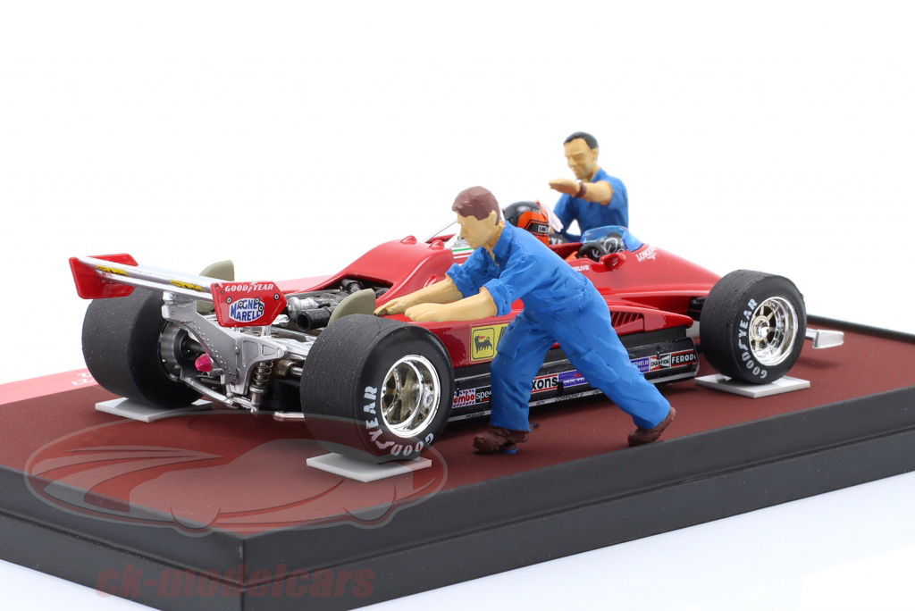 【未組立】Ferrari Turbo 126 C2 - 1982 1:43 BOSICA1/43 『 Ferrari 126C2 Long Beach G.P. 1982』Gilles