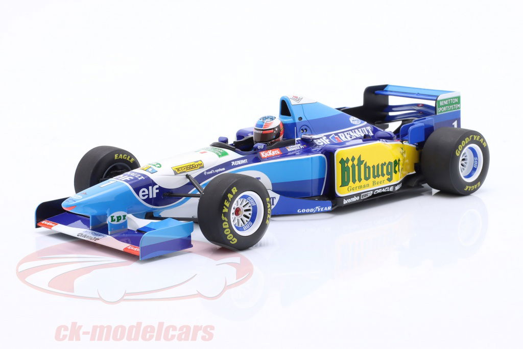 【ミニチャンプス　Benetton B197 ショーカー 1997年1/18】 Minichamps 1:18 M. Schumacher Benetton B195 #1 Winner