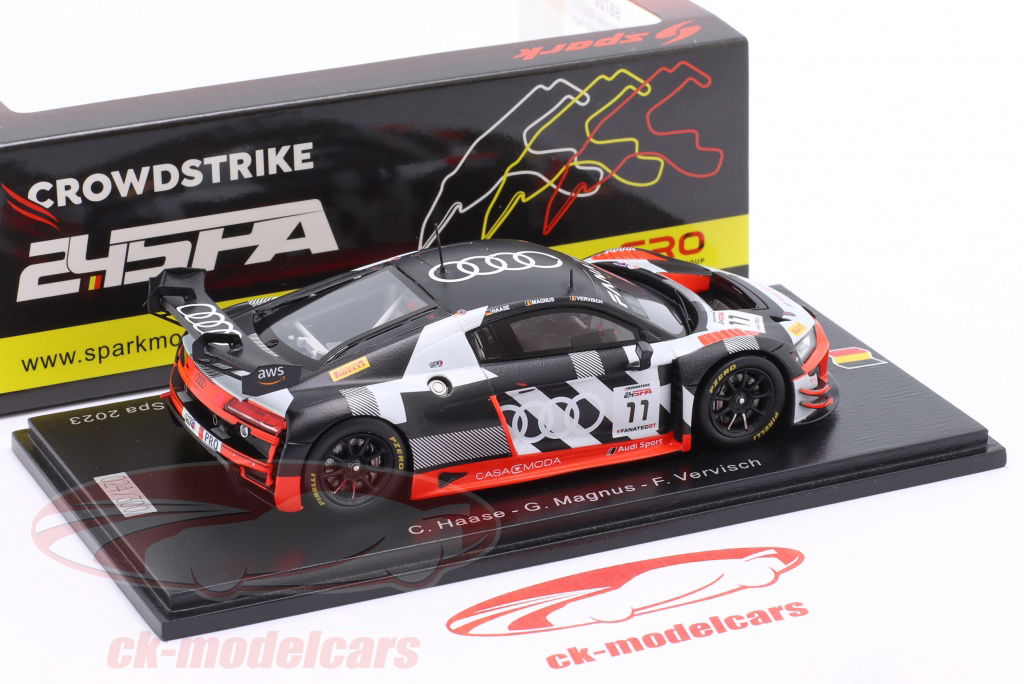 Spark 1:43 Audi R8 LMS GT3 Evo II #11 8th 24h Spa 2023 Audi