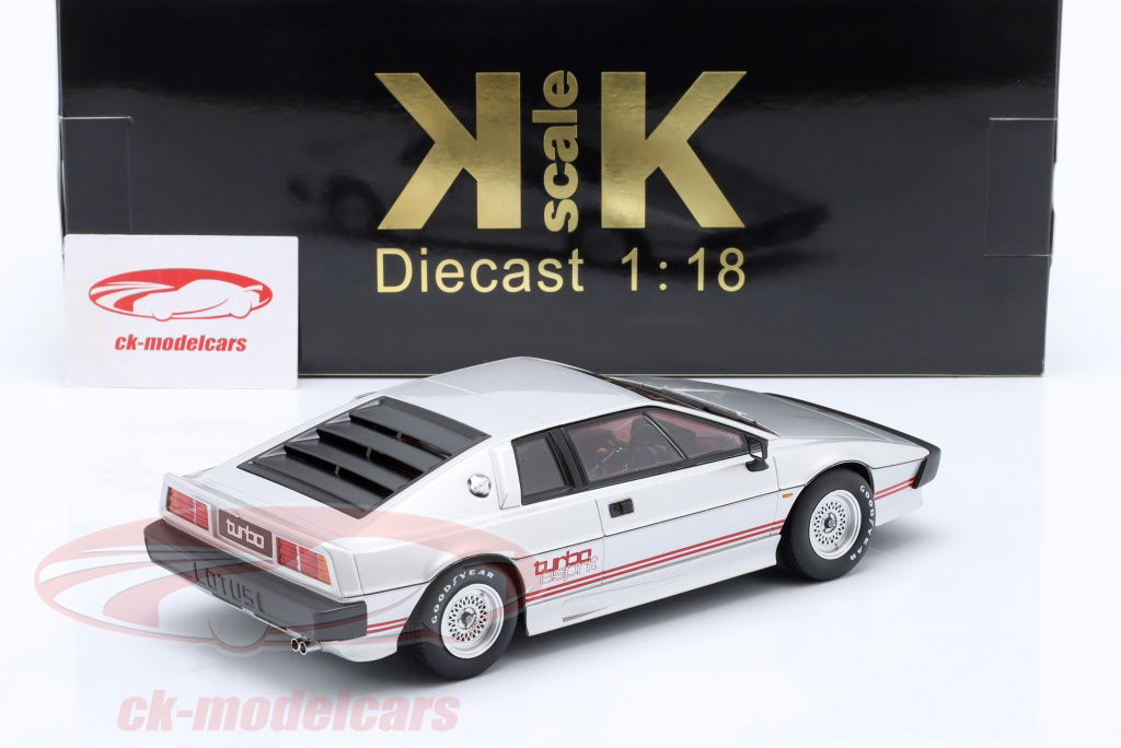1/18 ロータスエスプリターボ ホワイト 1981 Lotus Esprit ロータス エスプリ ターボ 1981 ホワイト/レッド (ミニカー