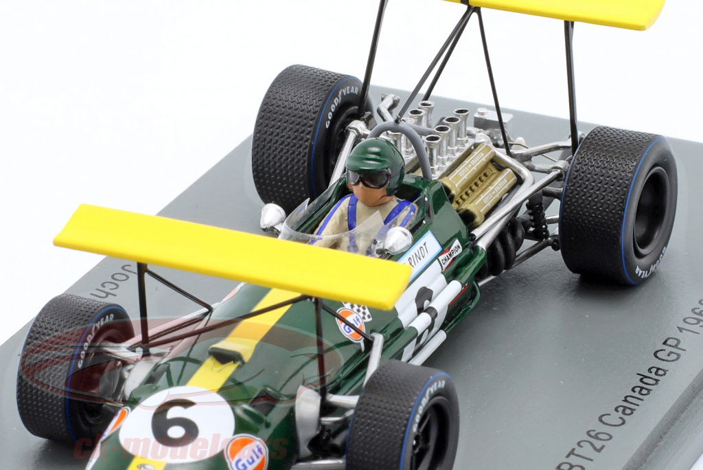 Spark 1:43 Jochen Rindt Brabham BT26 #6 Canadian GP Formula