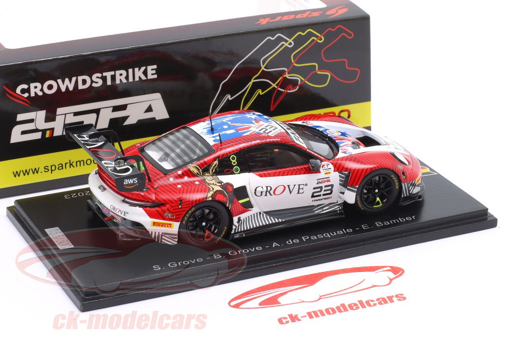 ミニカー　1/43 Porsche 911 GT3 R (992) #54 Dinamic GT Huber Racing 24H Spa 2023 A. Guven - S. Muller - C. Engelhart [SB707] Minicar 1/43 Porsche 911 GT3 R (992) #54 Dinamic GT Huber