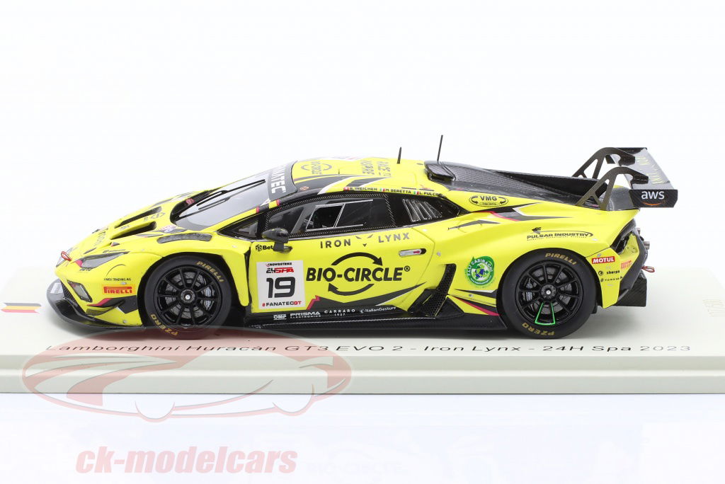 Spark 1:43 Lamborghini Huracán GT3 Evo 2 #19 24h Spa 2023