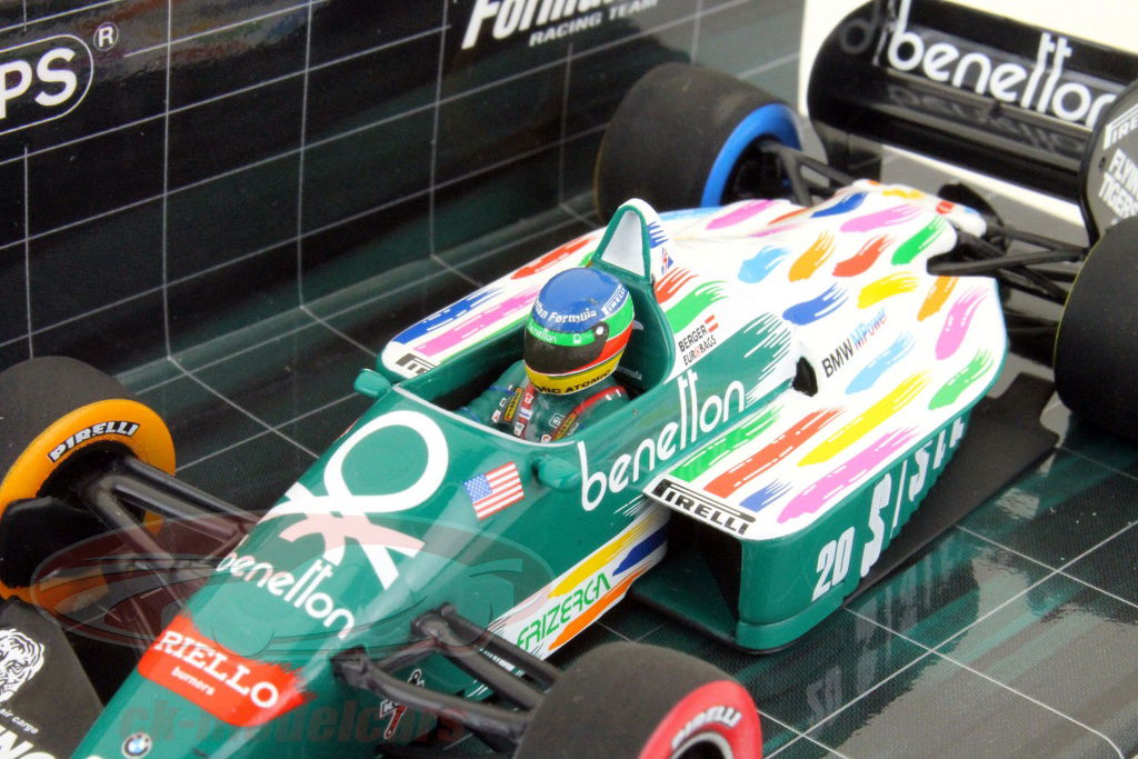 【激レア】BMW特注 1/43 ベネトンB186 G.ベルガー初優勝モデル 1/43 ミニチャンプス 400860020 ベネトンBMW B186 G.ベルガー