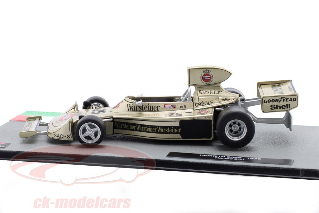 激レア　日本未発売　F1マシンコレクション　HESKETH 308B 1975年 Altaya 1:43 Harald Ertl Hesketh 308B #25 Formula 1 1975