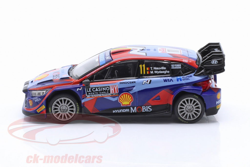 Hyundai i20 N WRC Rally ミニカー 1/43 IXO 1:43 Hyundai i20 N Rally1 - #8 - WRC - Rallye Finnland O