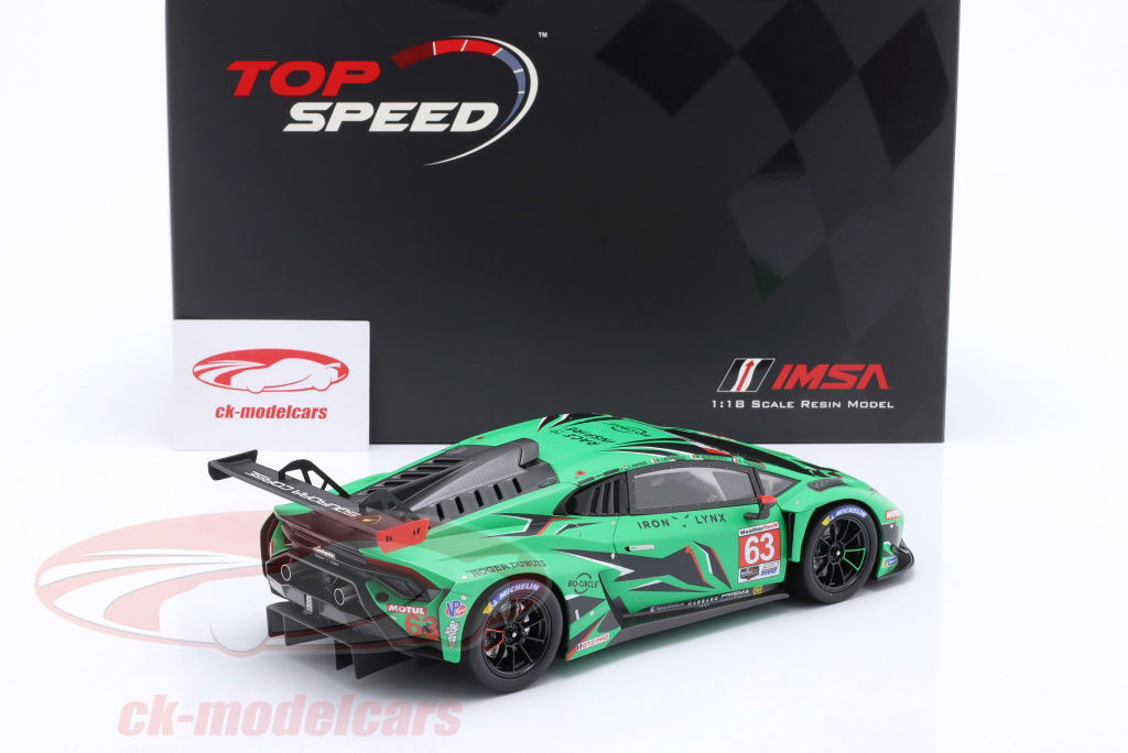 True Scale 1:18 Lamborghini Huracan GT3 Evo2 #63 24h Daytona