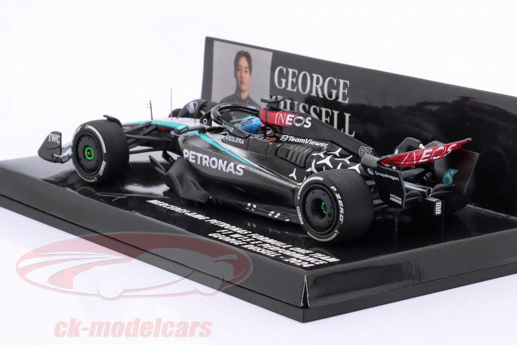 1/43 メルセデス AMG F1 W14 G.ラッセル Minichamps Minichamps 1:43 G. Russell Mercedes-AMG F1 W14 #63 7th