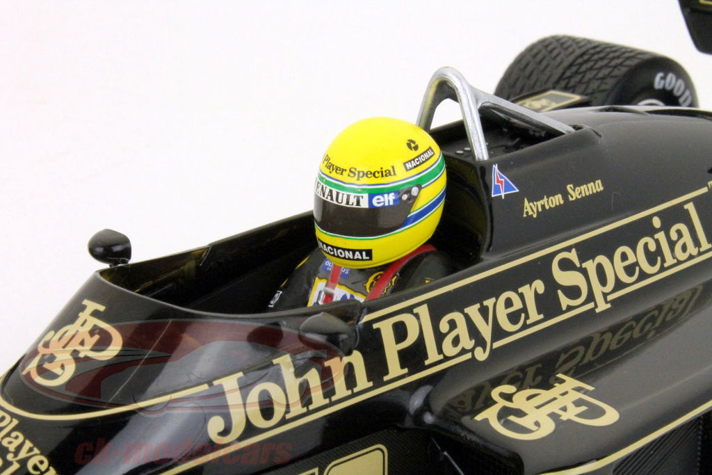 84 MINICHAMPS Lotus Renault 97T 1985 ミニカ 1/12 MINICHAMPS LOTUS RENAULT 97T - AYRTON SENNA - WINNER GP