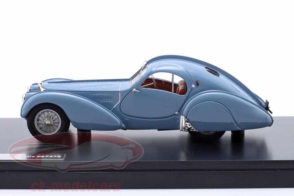 Matrix 1:43 Bugatti T57S Atlantic year 1937 grey-blue