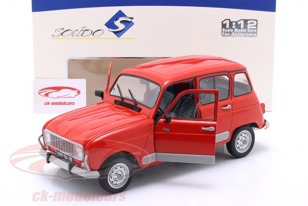 Solido 1:12 Renault R4 GTL red S1200201 model car S1200201