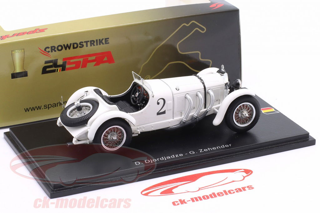 Spark 1:43 Mercedes-Benz SSK #2 Winner 24h Spa 1931 Zehender