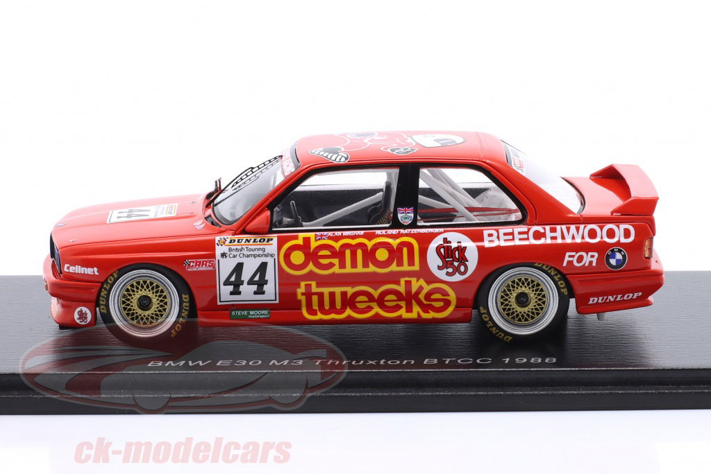Spark 1:43 BMW M3 (E30) #44 BTCC Thruxton 1988 R