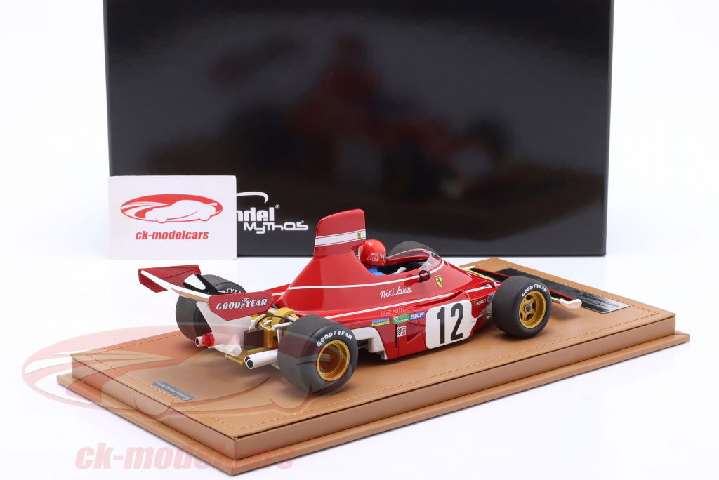 180台限定 1/18 Tecnomodel フェラーリ 312B3 1974 Tecnomodel 1:18 Niki Lauda Ferrari 312B3 #12 Winner Spain GP