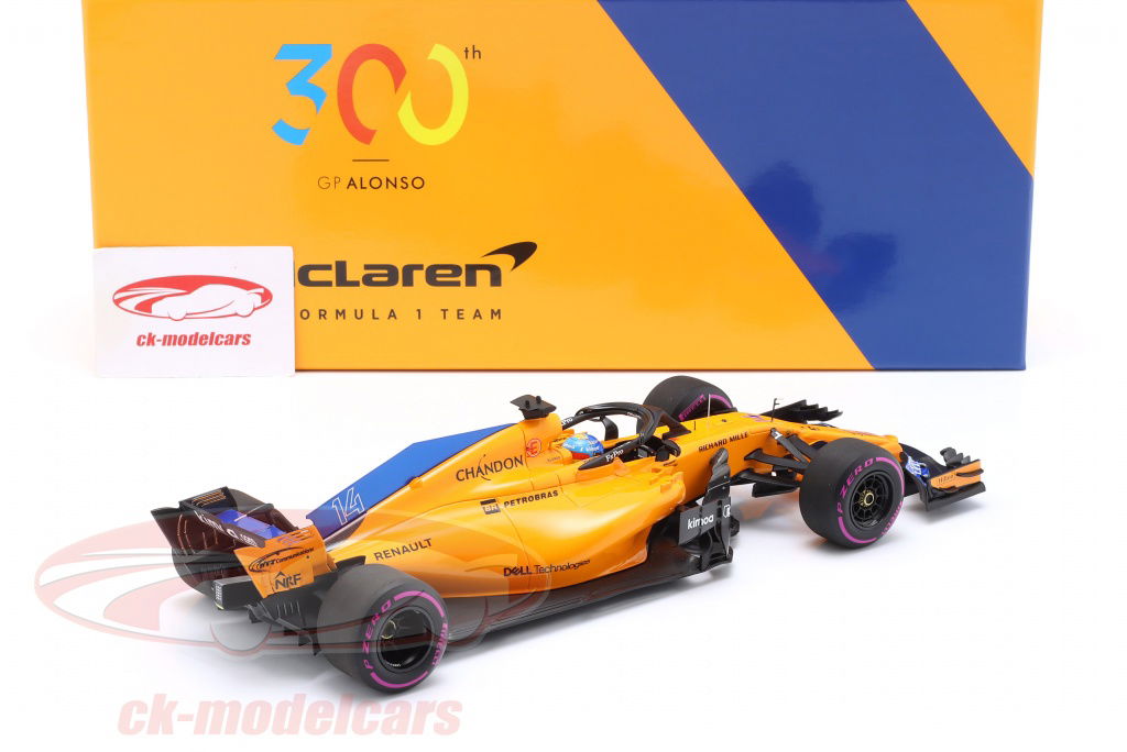 ミニカー McLaren MCL33.Fernando Alonso 2018 .1/43 MINICHAMPS FERNANDO ALONSO McLAREN MCL33 2018 ABU DHABI GP 1