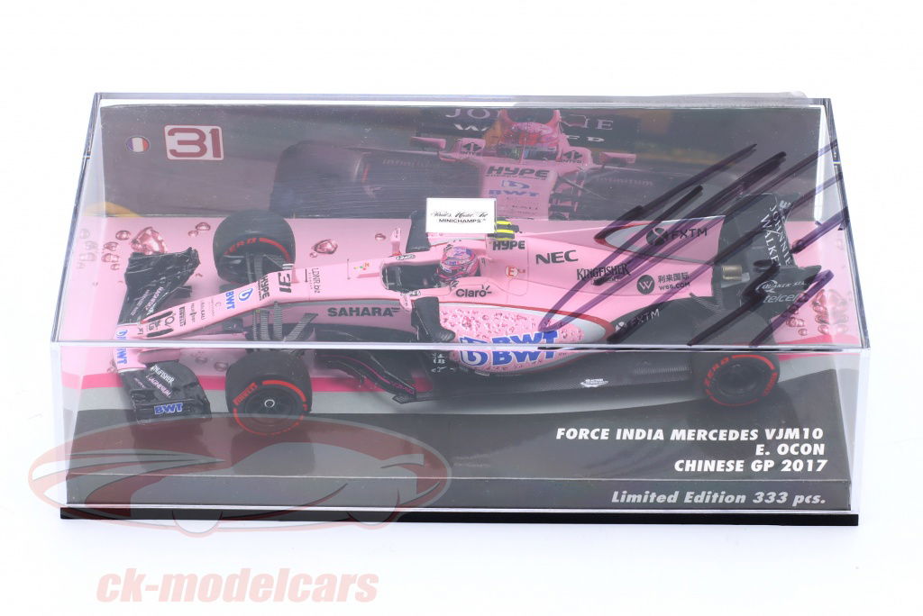 Force India VJM10 E. Ocon ミニカー 2017 REVIEW Minichamps 1:43 Force India Mercedes VJM10 Esteban