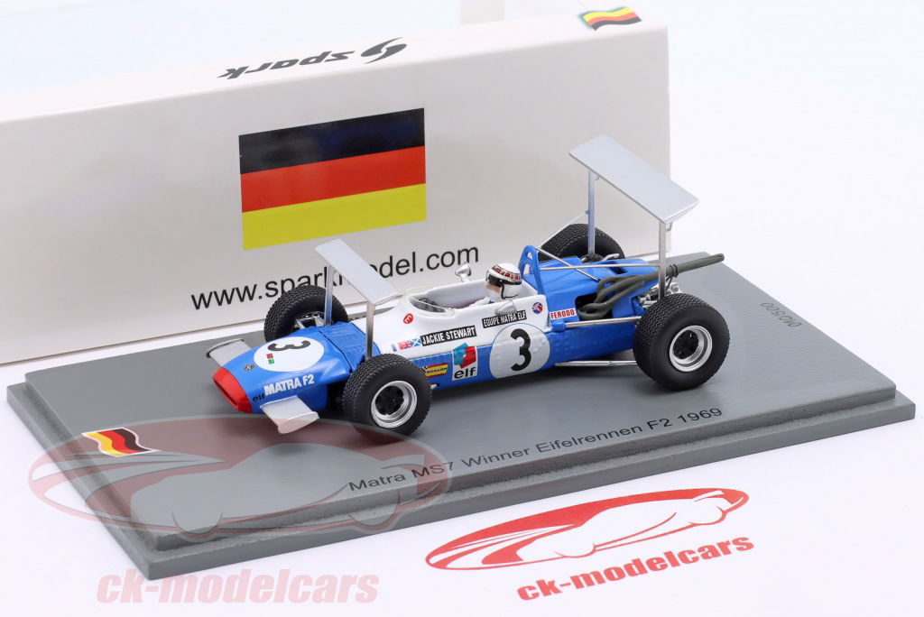 spark 1/43 Matra MS 84 n°4 1969 Matra MS80 1969 Spark Model 1:43 S7194 - Modellini F1 Diecast