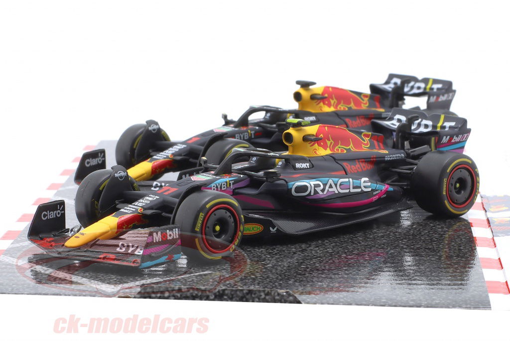 Bburago 1:43 2-Car Set Verstappen #1 & Perez #11 Formula 1