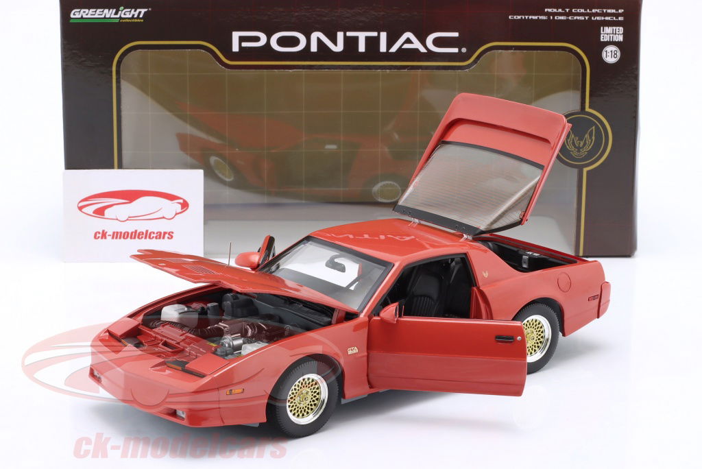 Greenlight 1:18 Pontiac Firebird TransAm GTA year 1988 red