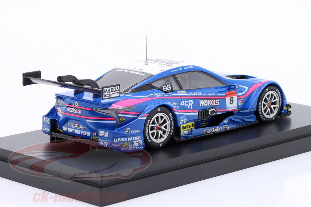 Ebbro 1:43 Lexus LC500 GT500 #6 Super GT Series 2018 Oshima