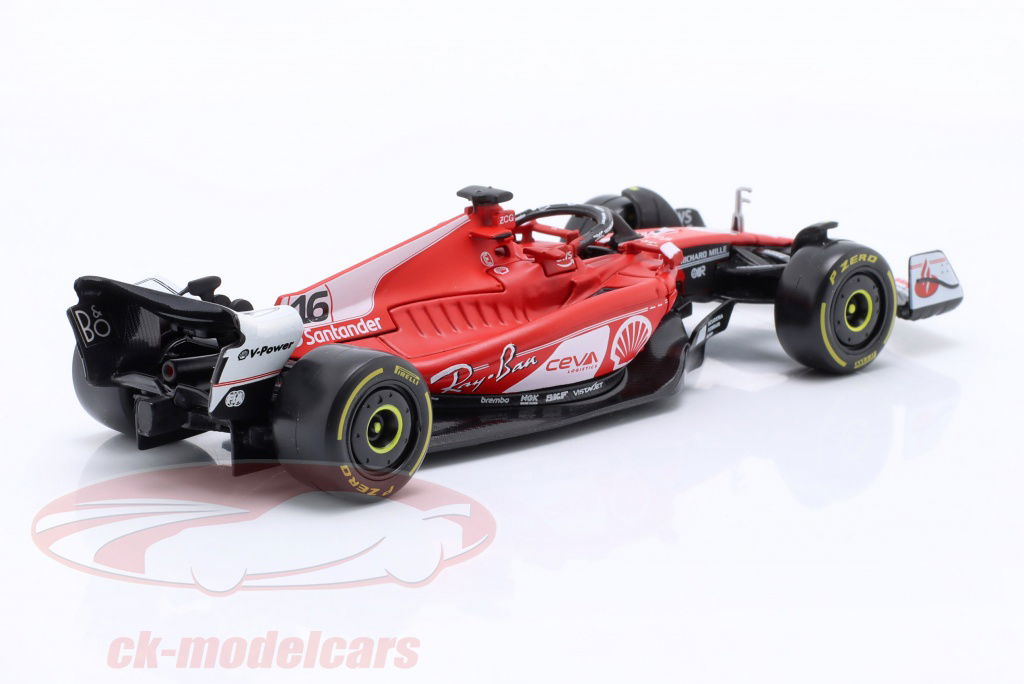 ミニカー 18/1 Burago SF-23 Charles Leclerc Bburago 1:18 Charles Leclerc Ferrari SF-23 #16 2nd Las Vegas