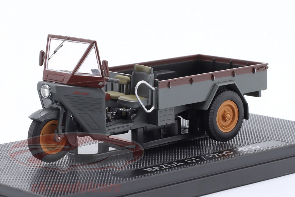 ebbro-1-43-mazda-ct-1200-3-wheel-open-top-bygger-1950-gr-brun-44109/