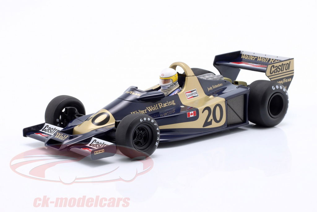 Spark 1:18 Jody Scheckter Wolf WR1 #20 vincitore Monaco GP