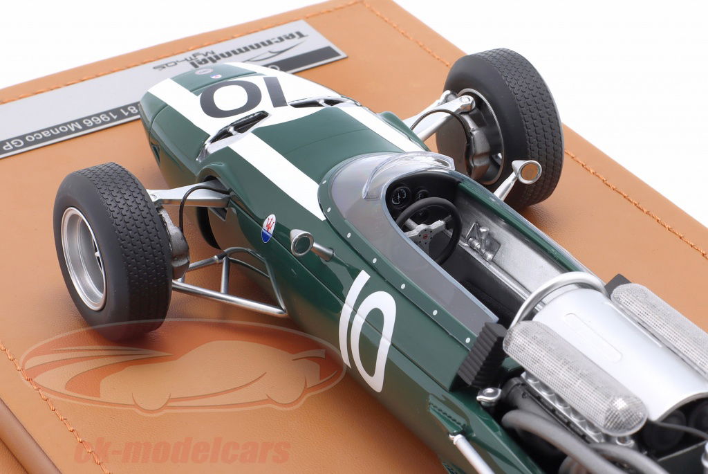 ミニカー　1/18 クーパー マセラティ F1 T81 モナコGP 1966 Jochen Rindt [TM18-295D] Tecnomodel 1:18 Jochen Rindt Cooper T81 #10 Monaco GP
