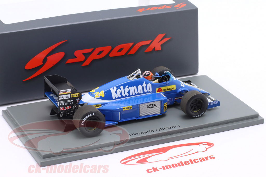 Spark 1:43 Piercarlo Ghinzani Osella FA1G #24 British GP