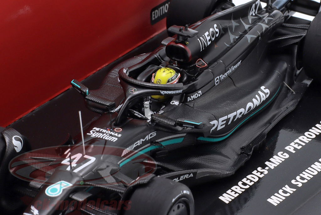ミニカー　1/43 Mercedes-AMG Petronas F1 W14 E Performance #47 Mercedes-AMG Petronas Formula One Team Spanish GP 2023 Tyre test Mick Schumarcher [S8913] Mercedes-AMG Petronas F1 W14 E Performance No.47 Spanish GP