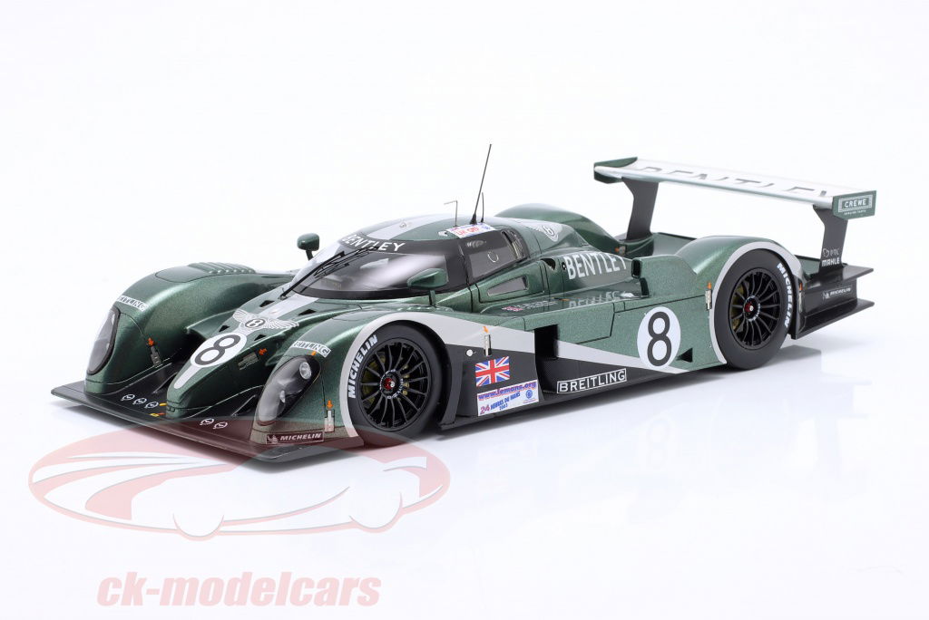 1/18 ベントレー Bentley EXP Speed 8 #8 オートアート Autoart 1/18 Scale Diecast 80353 - Bentley Speed 8 Le Mans